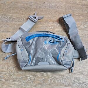 Outdoor Products, Gray, blue, adjustable crossbody pack, OSFM